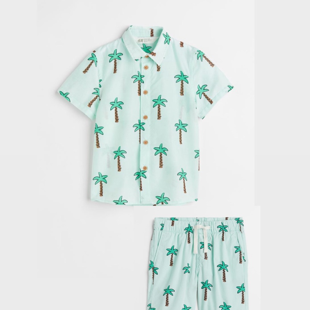 Boys H&M Palm Tree Set Size 4T $12